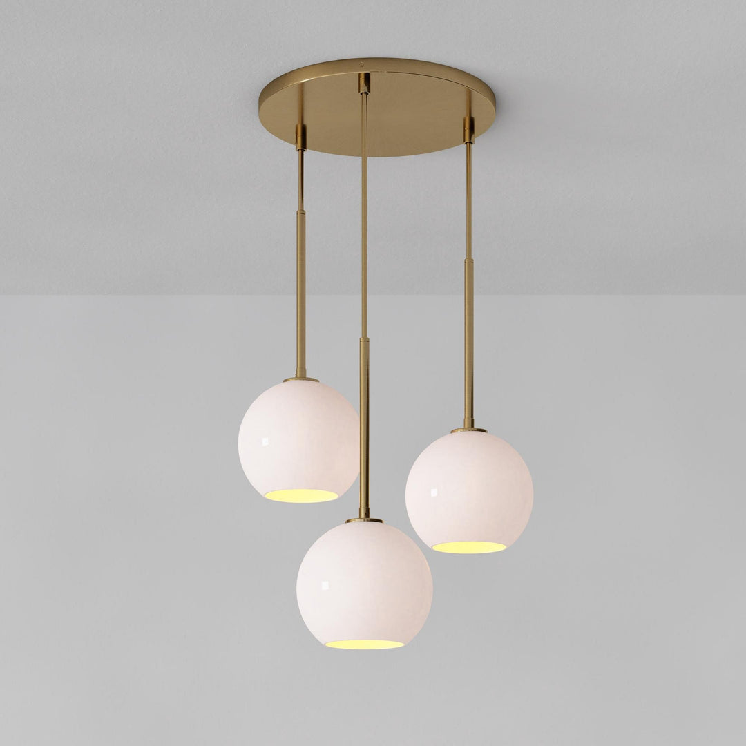 Selvion Minimalist Crystal Chandelier - Handcrafted Glass Sculptural Lighting Fixture