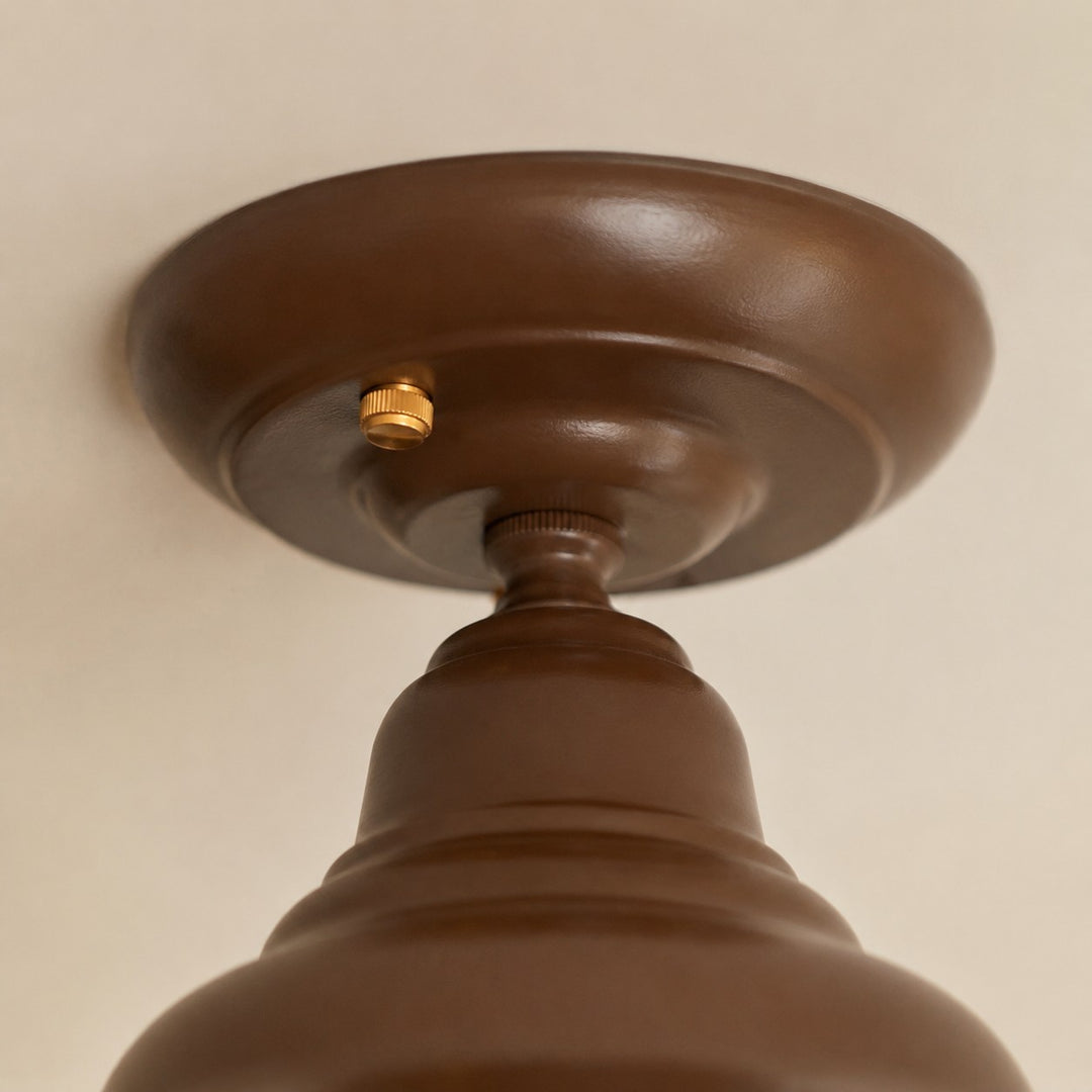 Vintage metalen plafondlamp