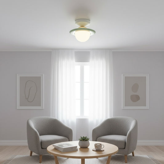 Lámpara de techo moderna y minimalista Olevira en colores - Montaje para dormitorio o sala de estar