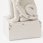 Afbeelding laden in galerijweergave, Leopard bookend base detail