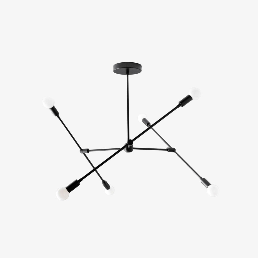 Mobilux Line Modern Mobile Chandelier - Minimalist Ceiling Light for Dining Room