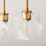 Load image into Gallery viewer, Talvior Luminous Geometric 7-Light Faceted Glass Chandelier
