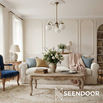 Load image into Gallery viewer, Glorica Glass Linear Modern Chandelier for Dining Room &amp; Living Room
