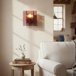 Afbeelding laden in galerijweergave, Lumiridge Moderne Wandlamp – Minimalistisch Ontwerp Metaal-Glas Armatuur voor Woonkamer