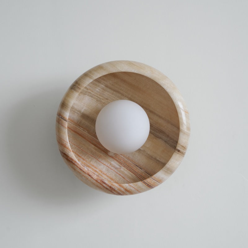 Piedra Marmor-Wandleuchte