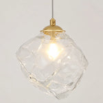 Charger l'image dans la visionneuse de la galerie, Close-up of irregular transparent glass shade