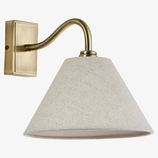Lámpara de Pared Lumweve - Pantalla con Pliegues, Aplique Refinado para Pasillo y Estudio
