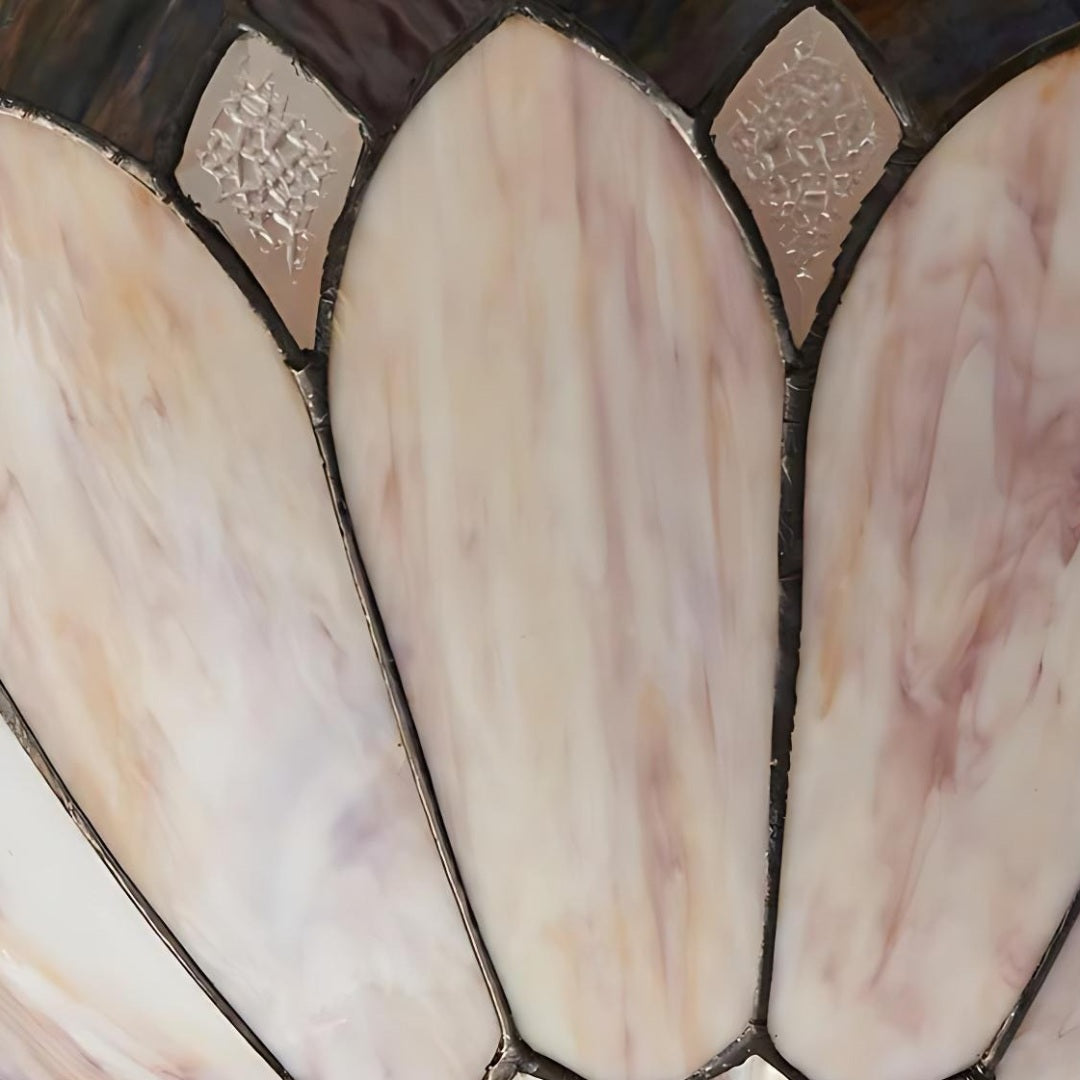 TF Brooklyn Tiffany glas plafondlamp - Art deco ontwerp voor hal of woonkamer