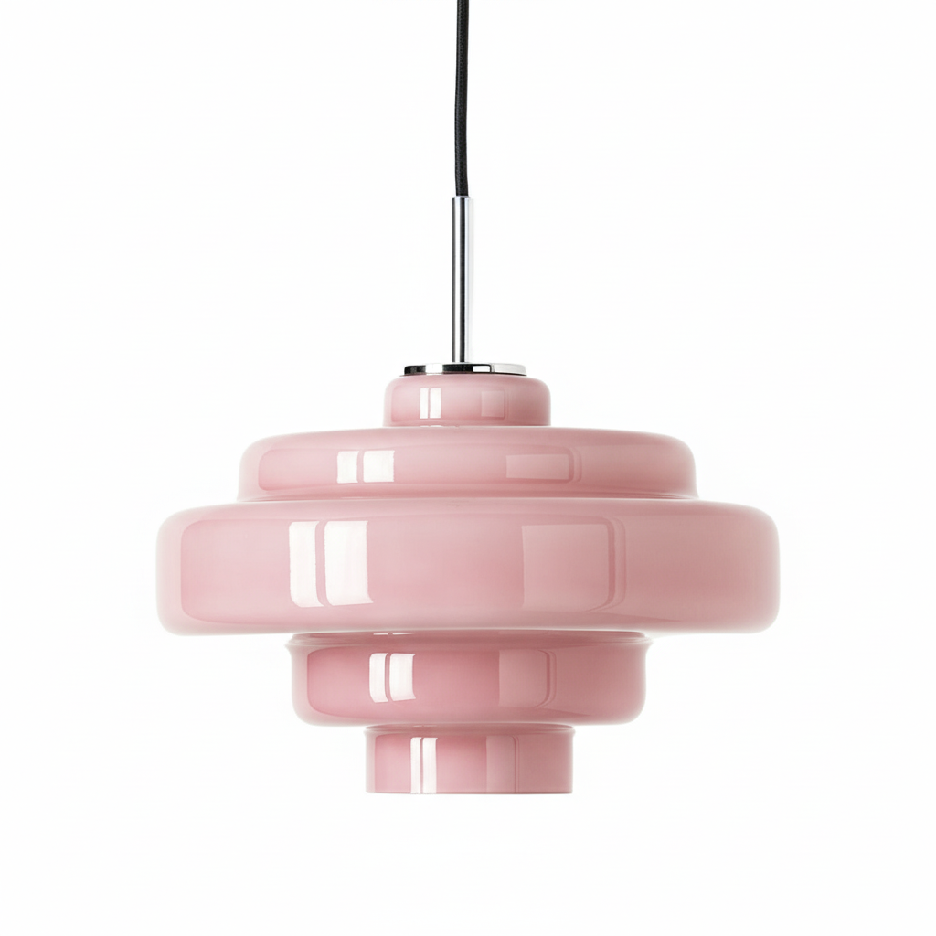 Koloro Millie Glass Pendant Light - Retro Style with Modern Elegance