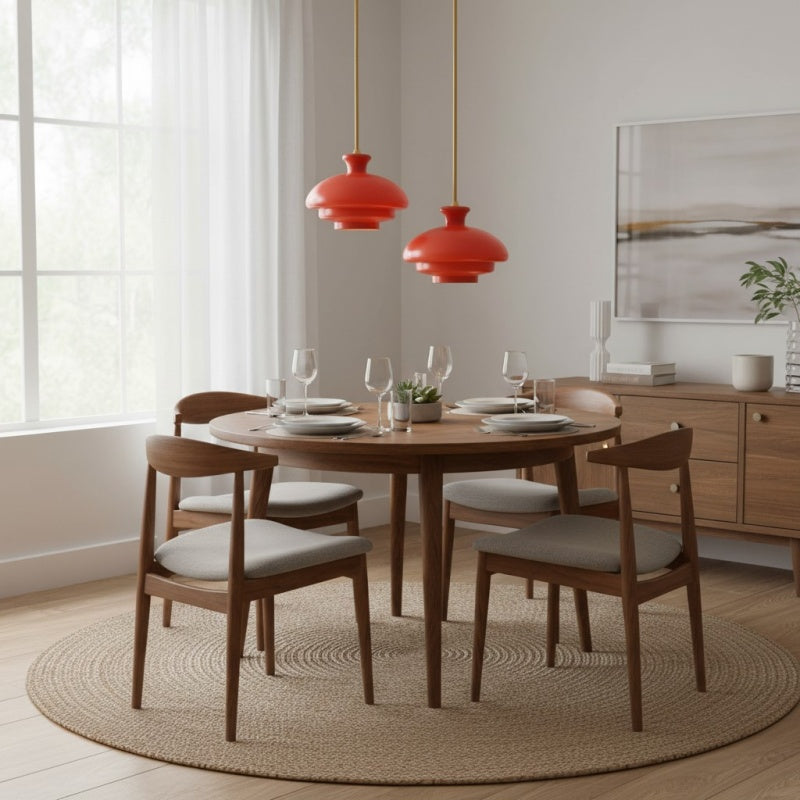 Lampe suspendue décorative HaloVita – Suspension minimaliste en métal et verre pour espaces de vie