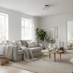 Cargar imagen en el visor de la Galería, Lámpara de Pared y Techo Kalo - Aplique de Montaje Superficial con Disco de Vidrio Soplado