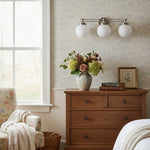 Load image into Gallery viewer, Glorica Glass Contemporary Vanity Light - 3 Light Globe Bathroom Fixture Opal Glass
