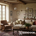 Load image into Gallery viewer, Glorica Glass Linear Modern Chandelier for Kitchen &amp; Living Room
