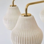 Load image into Gallery viewer, Rivrona 5-Light Chandelier for Entryway - Ribbed Glass Modern Lighting
