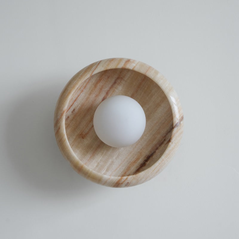 Piedra Marmor-Wandleuchte