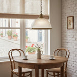 Charger l’image dans la visionneuse de la galerie, Suspension en verre côtelé TF Vintora – Finition métallique élégante pour cuisines, salles à manger et couloirs