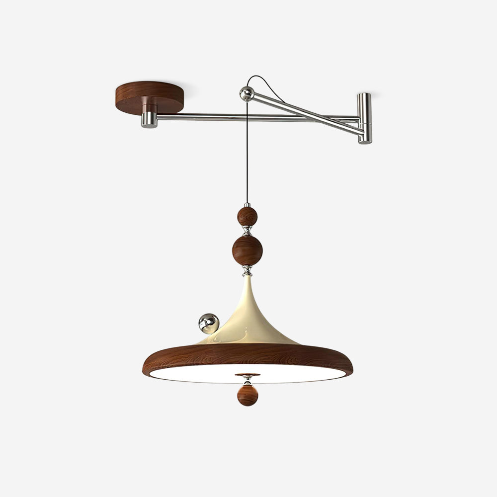 Lampa wisząca Ballora z ramieniem wahadłowym