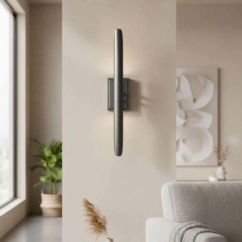 Modo Wall Sconce Minimalist Metal Frame - Contemporary Design for Bedroom, Entryway and Office