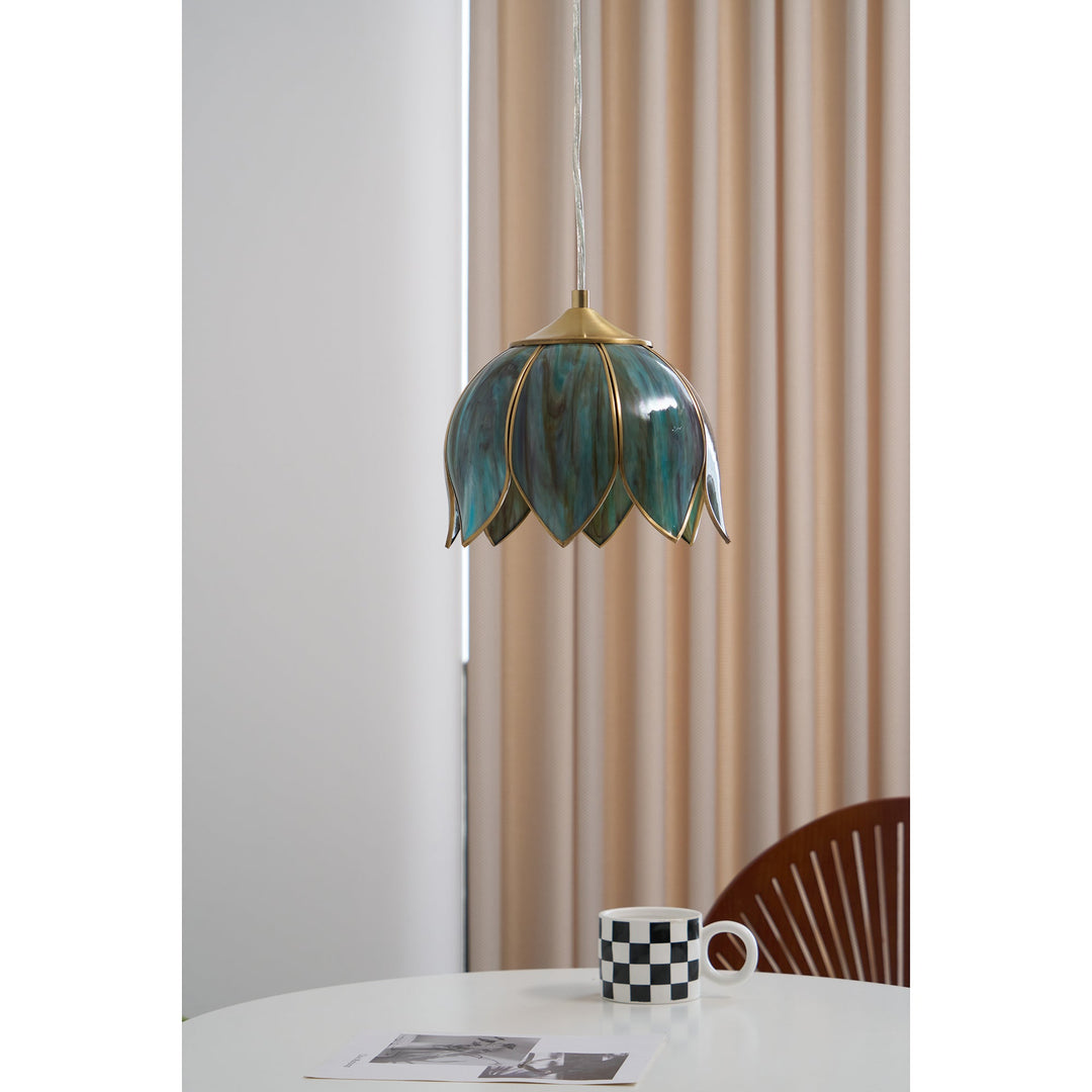 Retro Lotus Pendelleuchte