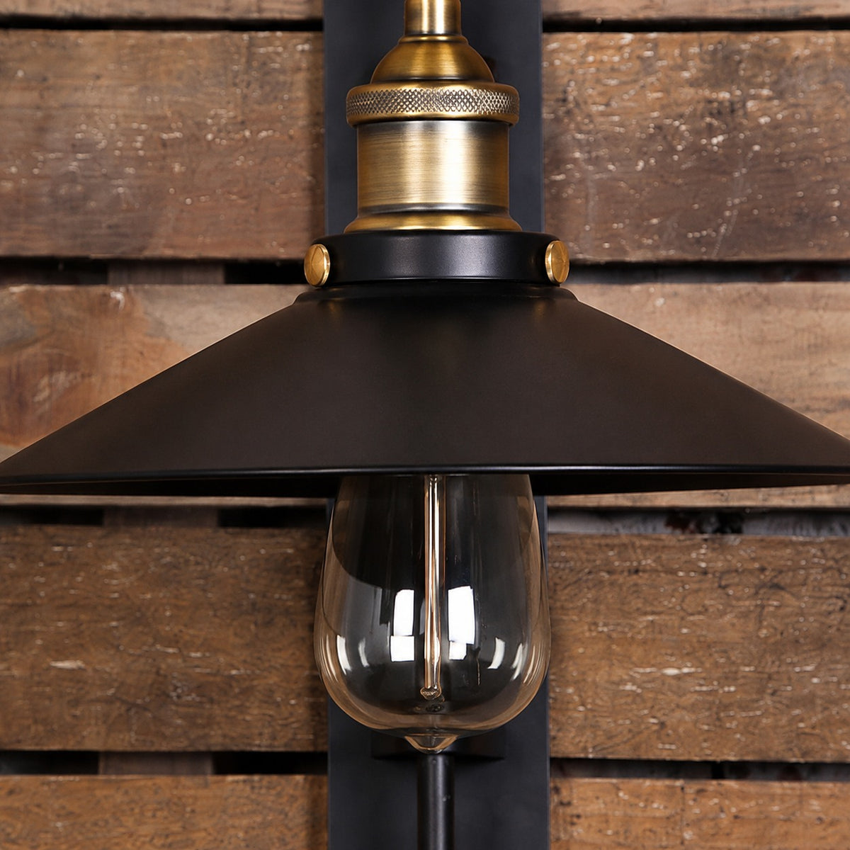 Solenvo Dark Bronze Outdoor Wall Lamp