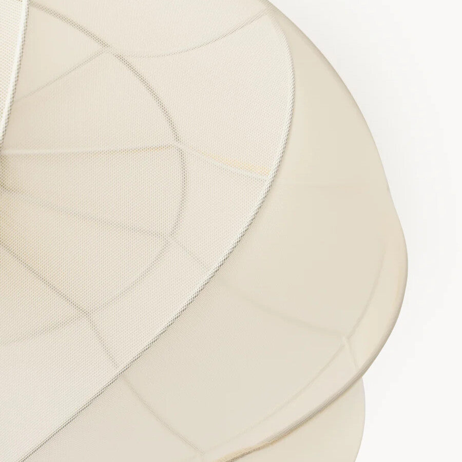 Lumifil Drapierte Mesh-Deckenleuchte – Boho Rustikale Strukturierte Lampenschirmlampe für Wohnzimmer oder Schlafzimmer