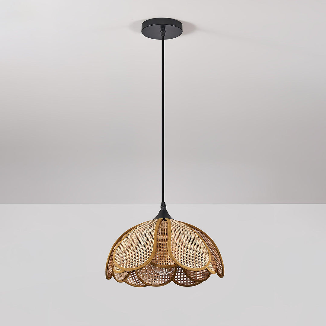 Bloom Rattan Pendelleuchte