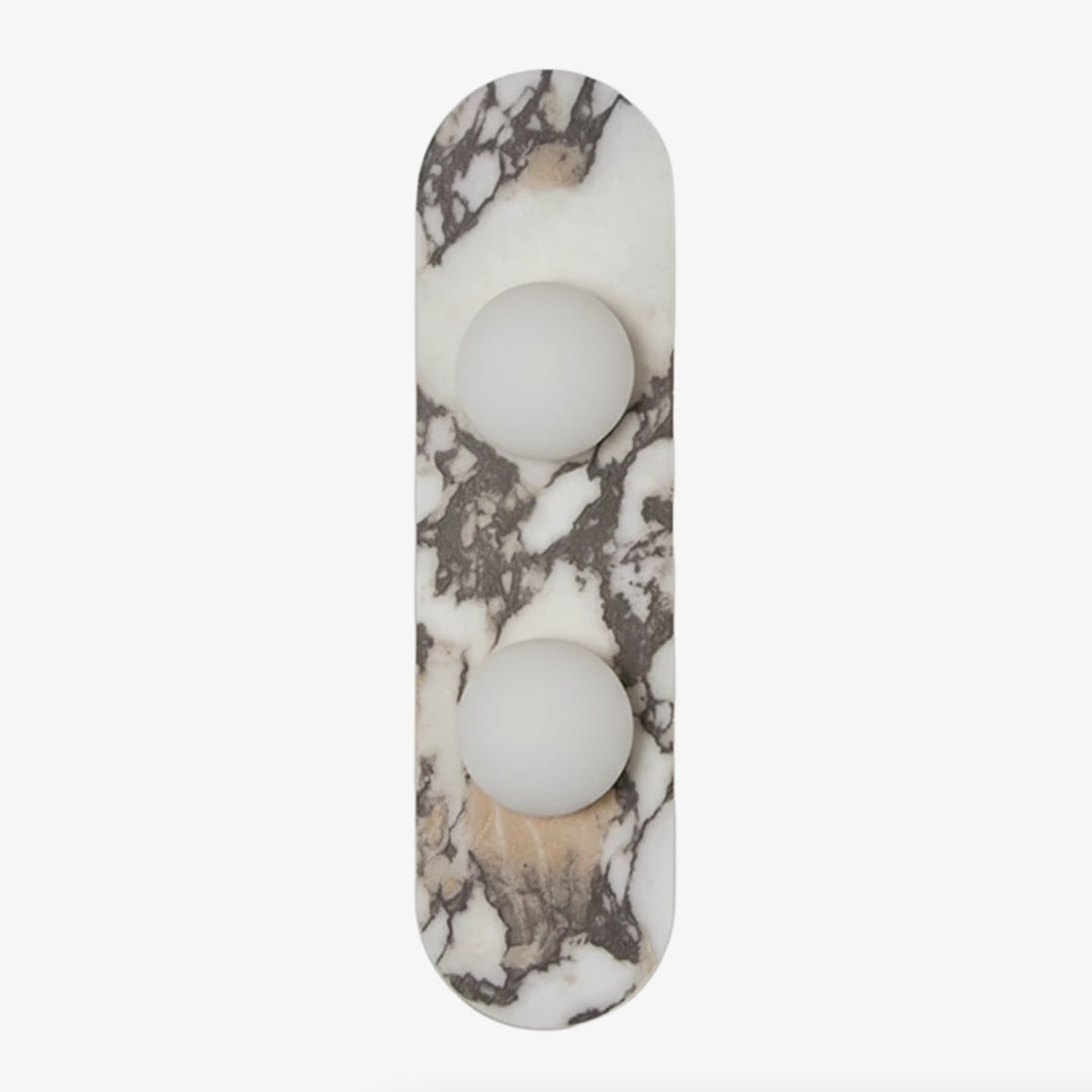 Vinbrea Modern Accent Wall Lamp – Marble Body Design for Living Room or Bedroom