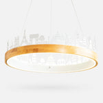 Cargar imagen en el visor de la Galería, 62 cm (24.4 in) (24.4 in) white pendant light