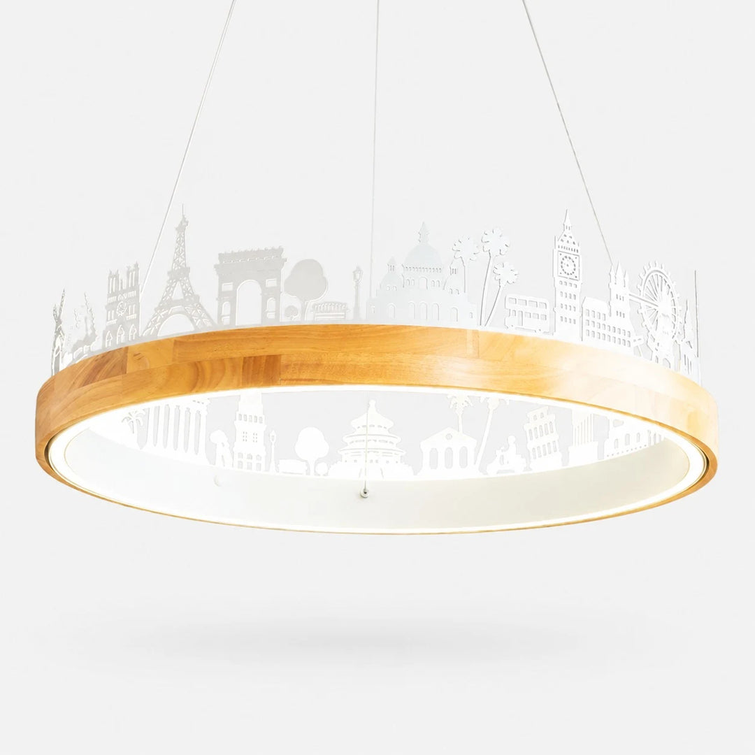 62 cm (24.4 in) (24.4 in) white pendant light