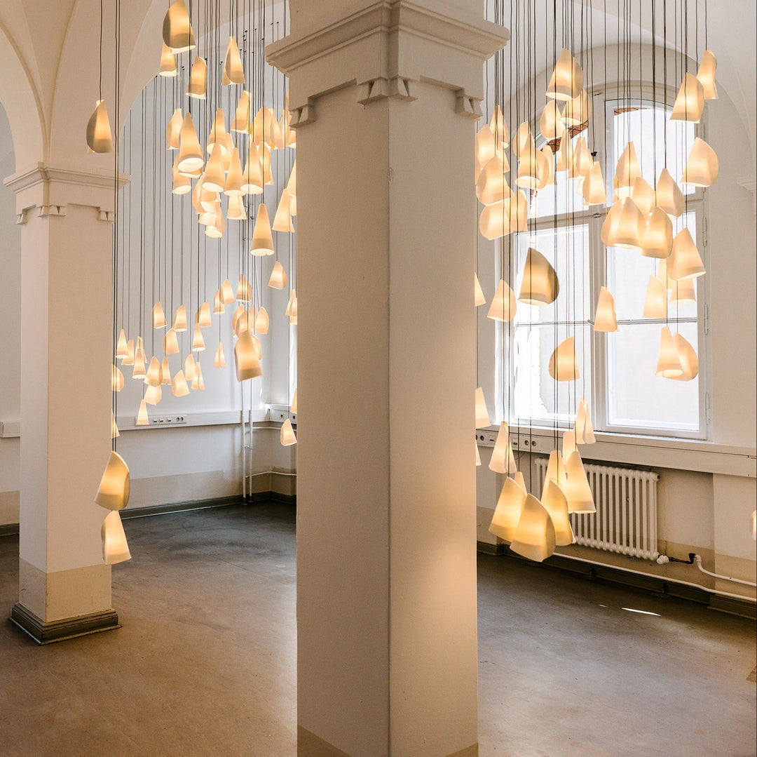 Lampada a sospensione scandinava Boki in porcellana