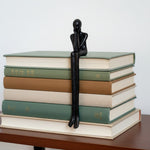 Load image into Gallery viewer, Floxo Lazy Dog and Abstract Nordic Human Figurine Minimalist Sculpture for Modern Shelves and Desks