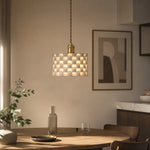 Load image into Gallery viewer, Handcrafted Ceramic Pendant Lamp with Brass Fitting