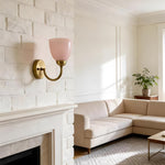 Load image into Gallery viewer, Mild Velin Wall Lamp – Brass and Frosted Glass Wall Sconce for Bedroom and Living Room