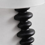 Carica l'immagine nella visualizzazione Galleria, Ebony carved wood wall lamp detail