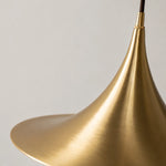 Bild in die Galerieansicht laden, Brushed Brass Umbrella Pendant Light
