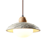 Load image into Gallery viewer, Wabi-sabi Style Travertine Cement Pendant Light