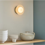 Load image into Gallery viewer, Elorina Sconce Wall Light - Textured Metal or Glass Shade
