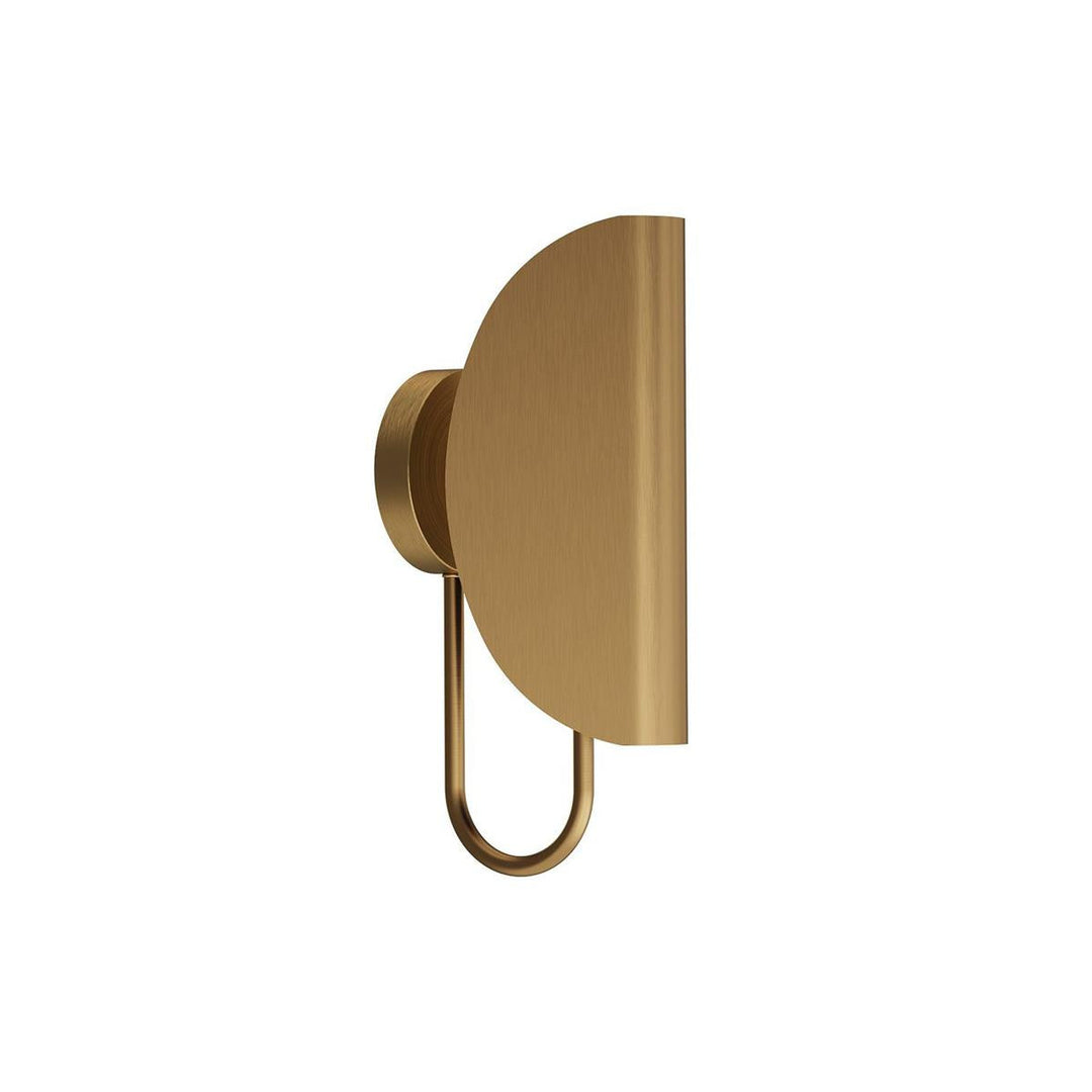 Blatt Messing Wandleuchte