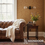 Load image into Gallery viewer, Lumio Globe Sleek Glass Globe Wall Lamp for Bathroom &amp; Bedroom
