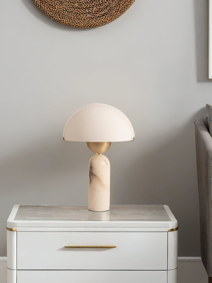 Peono Alabaster Tischlampe