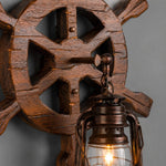 Cargar imagen en el visor de la Galería, Ship Wheel Wood Grain Detail