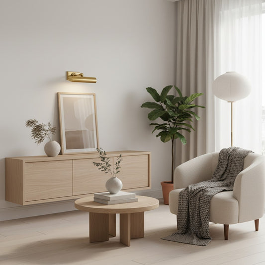 Lampe d’Œuvre Libris - Lampe Murale Slim au Design Centré sur l’Art