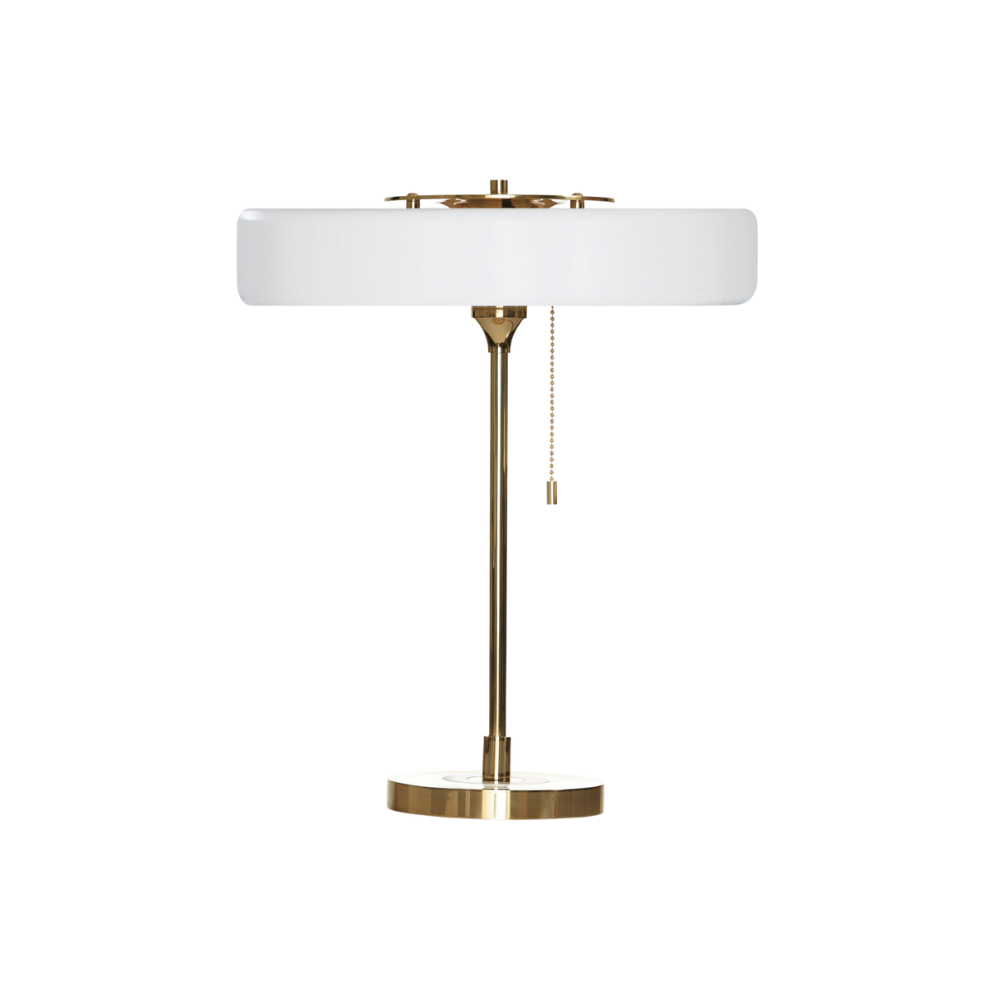 Minimalistyczna metalowa lampa stołowa Radiant Tower of Light