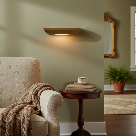 Aplique de Pared Metálico Moderno Hidra – Aplique Minimalista de Luz Hacia Abajo para Hogares Modernos