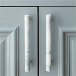 Load image into Gallery viewer, Modern Marble Brass Vanity Cabinet Handles for Drawers and Cupboards

