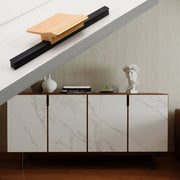 Nordic Modern Simplicity Aluminum Alloy Cabinet Pulls 3-3/4