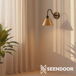 Afbeelding laden in galerijweergave, Penia Moderne Klassieke Industriële Afgeschuinde Wandlamp