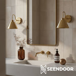 Afbeelding laden in galerijweergave, Penia Moderne Klassieke Industriële Afgeschuinde Wandlamp