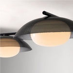 Load image into Gallery viewer, Elorina 3-Light Flush Mount Glass/Metal Ceiling Light - A Stylish Fixture for Modern Spaces
