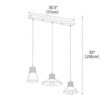 Load image into Gallery viewer, Nordic Hemp Rope Glass Pendant Light